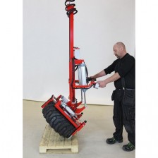Tire and wheel clamp...
