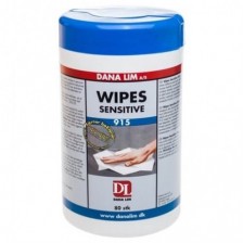 Valymo servetėlės Dana Lim Wipes Sensitive 915, 80 vnt.