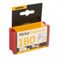 Šlifavimo kempinėlė Mirka Diamond 85 x 50 mm, P180, vienpusė, raudona
